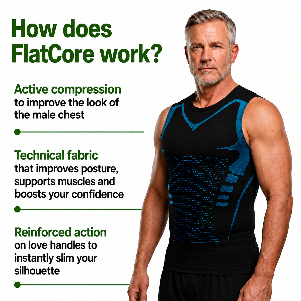 FlatCore men's compression tank