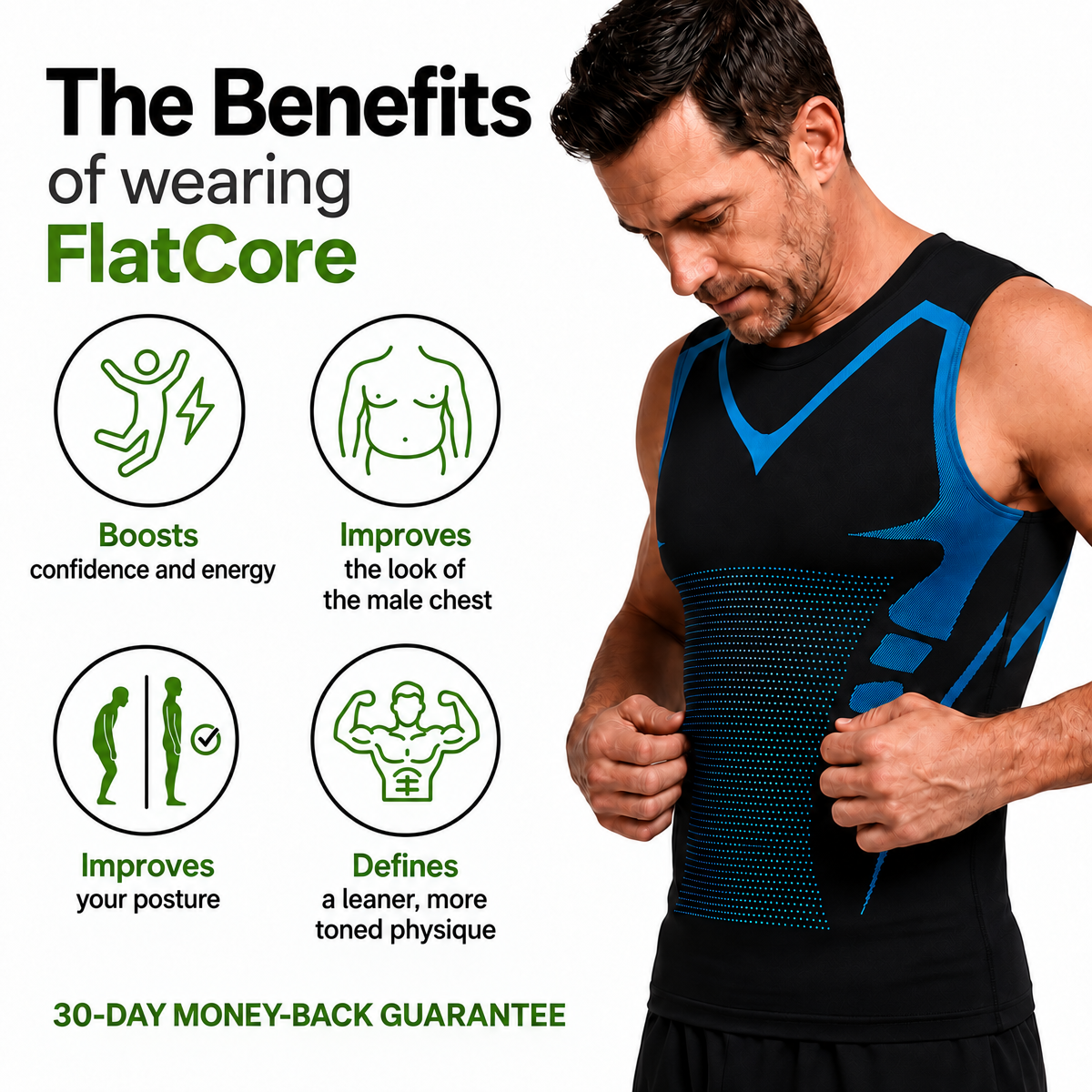 FlatCore men's compression tank