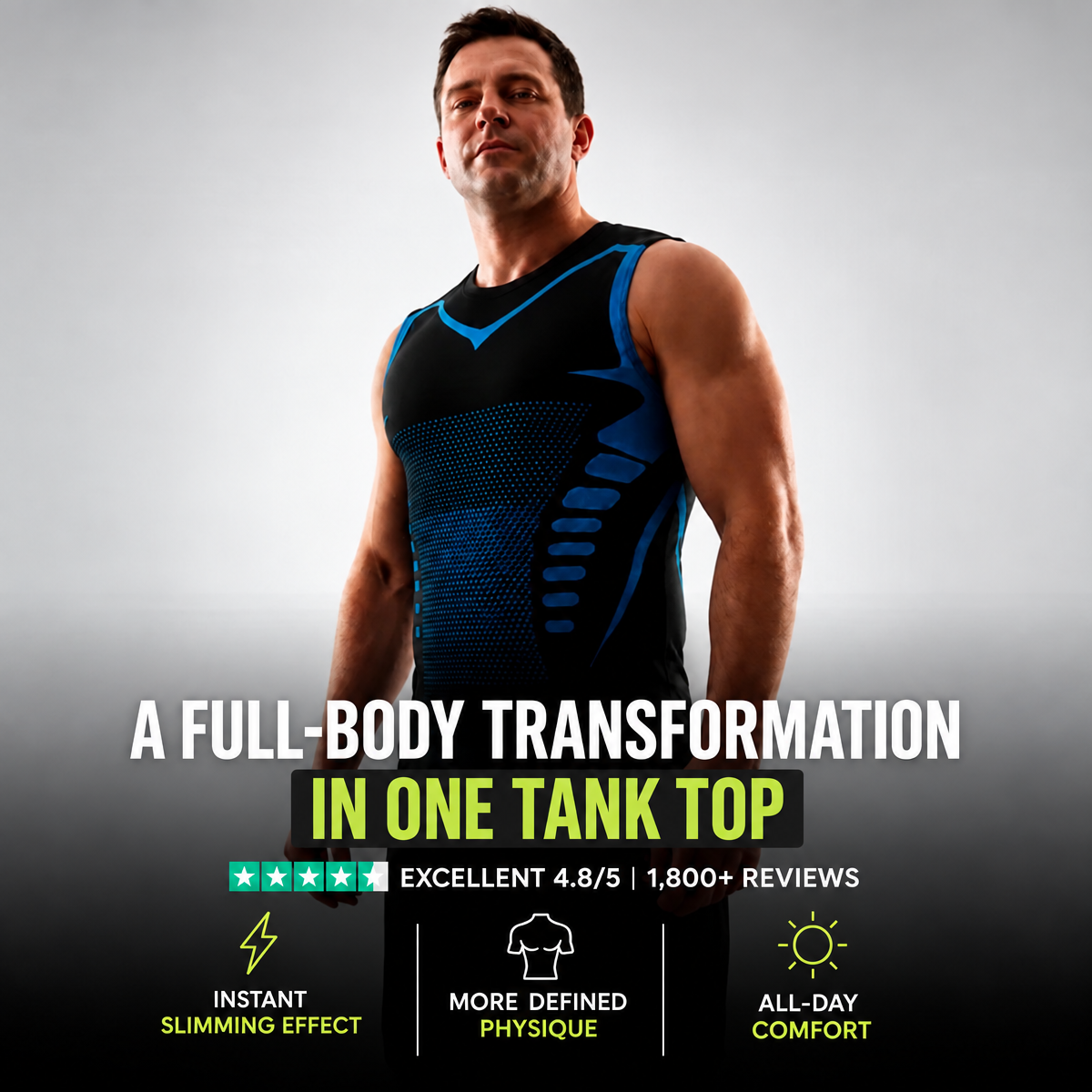 FlatCore men's compression tank