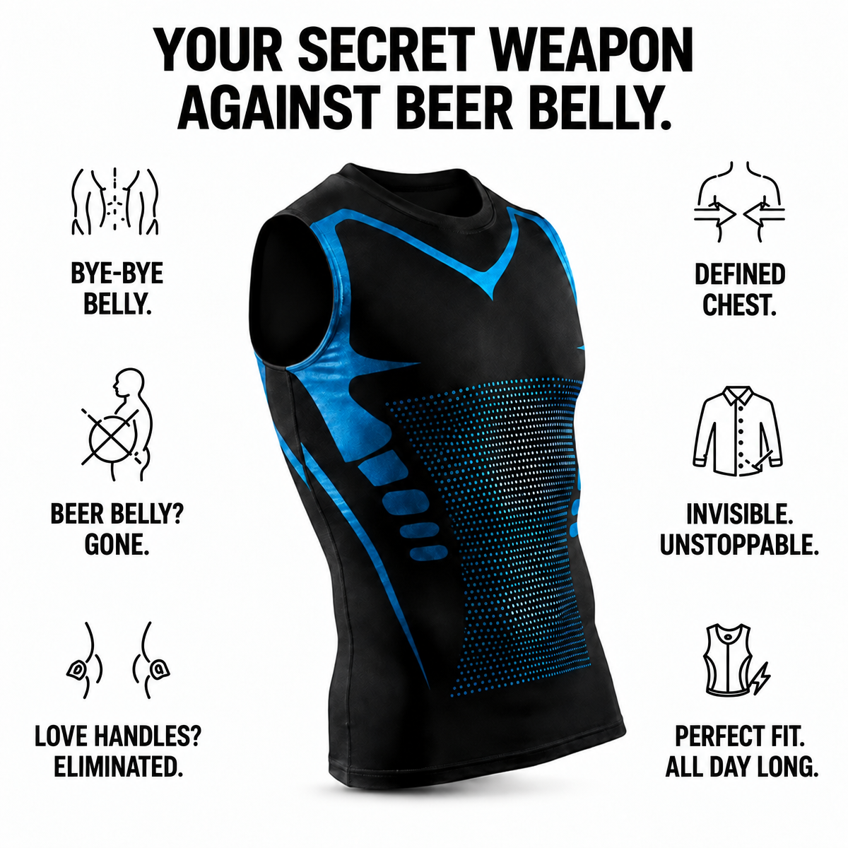 FlatCore men's compression tank