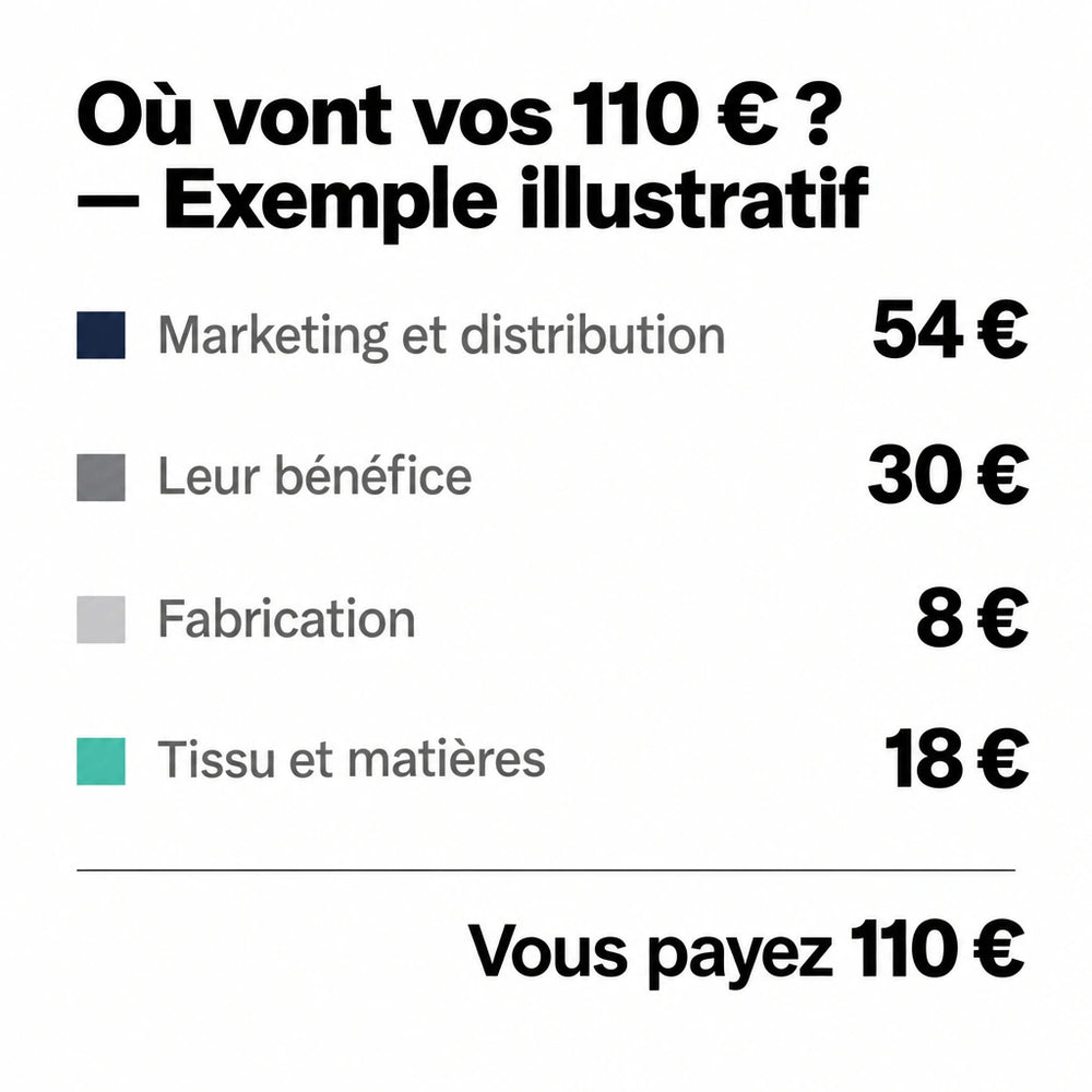 5. Acheter une chemise plus chère ne résoudra pas le problème