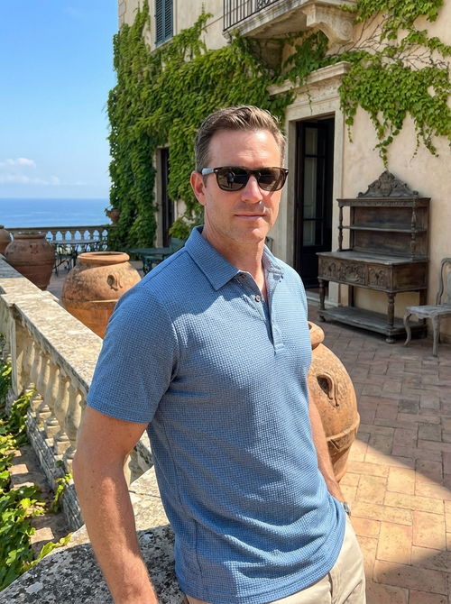 Montclair Textured Polo