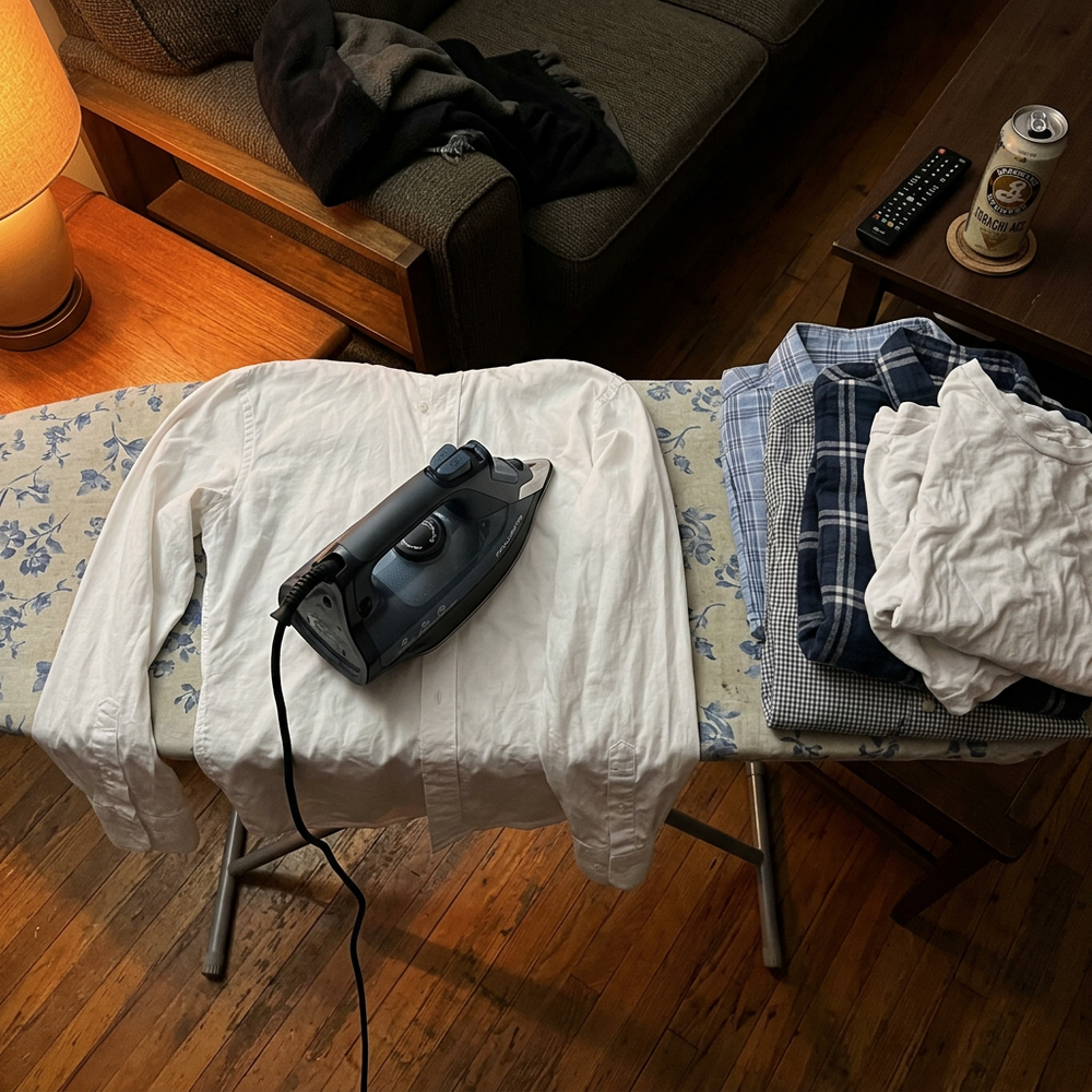 5. Ironing is the hidden tax of buying the wrong shirt.
