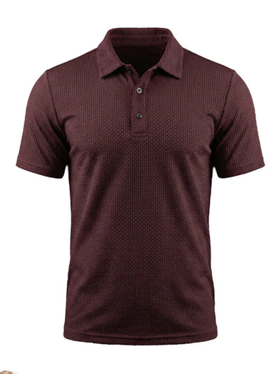 Henry Cole Montclair Textured Polo