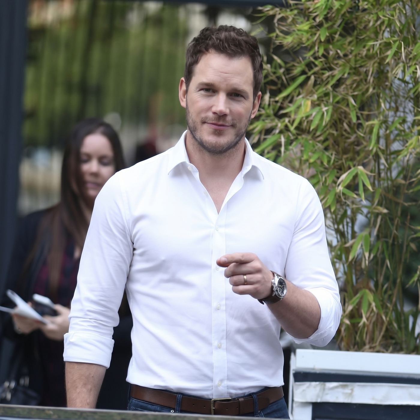 Man wearing The All-Day Shirt
